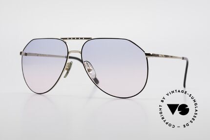 Carrera 5343 Sonnengläser Blau Pink Verlauf, interessante Carrera vintage Sonnenbrille der 80er, Passend für Herren