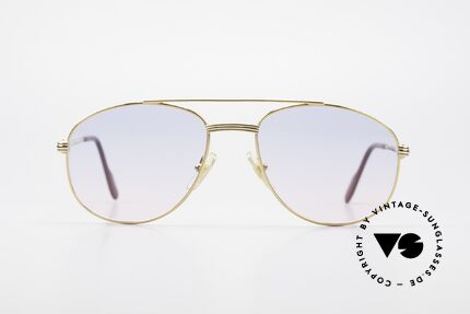 Cartier Driver Sonnengläser Babyblau Pink, dezente Pilotenform in Top-Qualität; Medium Gr. 57°18, Passend für Herren