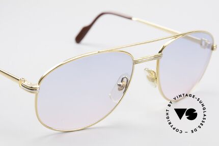Cartier Driver Sonnengläser Babyblau Pink, neue, kratzerfreie Sonnengläser in babyblau/pink Verlauf, Passend für Herren