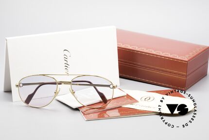 Cartier Driver Sonnengläser Babyblau Pink, Größe: medium, Passend für Herren