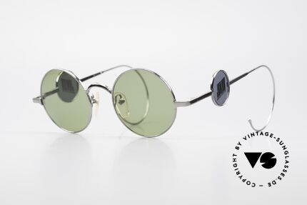 Jean Paul Gaultier 58-0103 4Scheiben Design Seitenblenden, äußerst kreative vintage Sonnenbrille von J.P. Gaultier, Passend für Herren und Damen