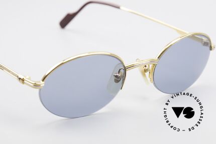 Cartier Manhattan Ovale Luxus Sonnenbrille 90er, 2. hand, toller Zustand: neue Gläser + Chanel Etui, Passend für Herren und Damen