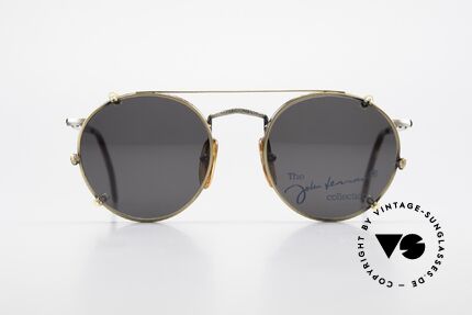 John Lennon - Imagine Pantobrille mit Sonnen Clip, Model 'IMAGINE': Panto-Sonnenbrille in Gr. 49mm, Passend für Herren und Damen
