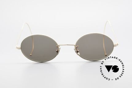Cutler And Gross 0410 Ovale Brille Mit Sportbügeln, klassisch, zeitlose Understatement Luxus-Sonnenbrille, Passend für Herren und Damen