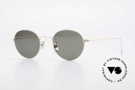 Cutler And Gross 0369 Designer Panto Sonnenbrille, Cutler & Gross London Designerbrille der späten 90er, Passend für Herren und Damen