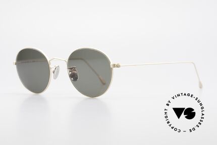 Cutler And Gross 0369 Designer Panto Sonnenbrille, stilvoll & unverwechselbar; auch ohne pompöse Logos, Passend für Herren und Damen
