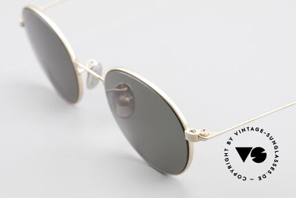 Cutler And Gross 0369 Designer Panto Sonnenbrille, Materialien und deren Verarbeitung auf Spitzen-Niveau, Passend für Herren und Damen