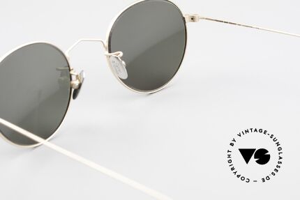 Cutler And Gross 0369 Designer Panto Sonnenbrille, KEINE Retrobrille, sondern ein 20 Jahre altes Original!, Passend für Herren und Damen