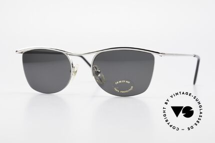 Cutler And Gross 0422 Halb Randlose Sonnenbrille, Cutler & Gross London Designerbrille der späten 90er, Passend für Herren und Damen
