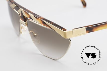Alpina G84 Vintage Sonnenbrille 80s Gold, Top-Qualität (24kt vergoldete Metall-Applikationen), Passend für Herren und Damen