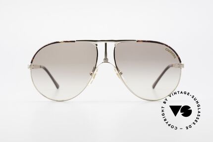 Carrera 5306 Brad Pitt Vintage Sonnenbrille, einstellbare Bügellänge durch Carrera VARIO SYSTEM, Passend für Herren und Damen