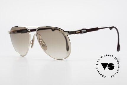 Carrera 5348 80er Vario Sport Sonnenbrille, variable Bügellänge durch Carrera Vario System, Passend für Herren und Damen