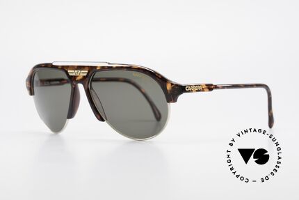 Carrera 5433 Aviator Brille Herren 90er, hochwertige Carrera Ultrasight Gläser; 100% UV Schutz, Passend für Herren