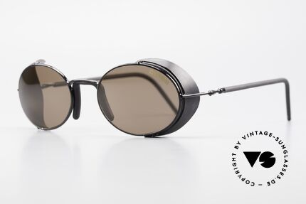 Carrera 5580 90er Steampunk Sportbrille, 'Steampunk Sonnenbrille' oder 'Industrial Design', Passend für Herren und Damen