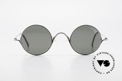Carrera 5566 Runde Vintage Sonnenbrille, zeitloses 90er Jahre Original im 'John Lennon Stil', Passend für Herren und Damen