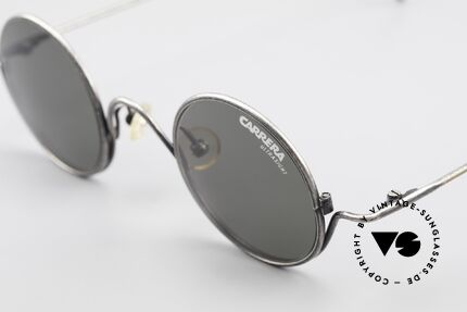 Carrera 5566 Runde Vintage Sonnenbrille, high-end Carrera Ultrasight Gläser; 100% UV Schutz, Passend für Herren und Damen