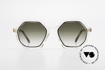 Sonia Rykiel SR46 727 70er Sonnenbrille Achteckig, absolute Rarität in zauberhafter Kolorierung und Form, Passend für Damen