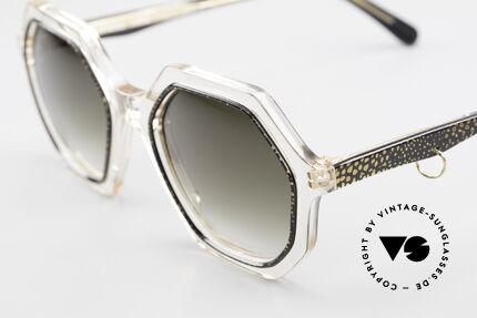 Sonia Rykiel SR46 727 70er Sonnenbrille Achteckig, eine echte Kostbarkeit (gehört eigentlich ins Museum), Passend für Damen