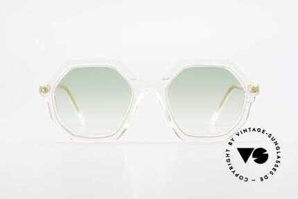 Sonia Rykiel SR46 444 Achteckige Sonnenbrille 70er, absolute Rarität in zauberhafter Kolorierung und Form, Passend für Damen