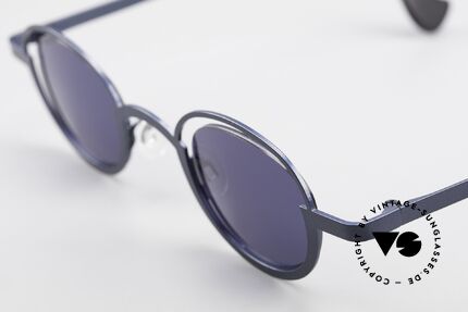 Theo Belgium Dozy Slim 90er Unisex Sonnenbrille, außergewöhnliches Designer-Stück ("Dozy Slim" ;-), Passend für Herren und Damen