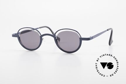 Theo Belgium Dozy Slim Verrückte 90er Sonnenbrille Details