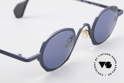 Theo Belgium Flower Runde Designer Sonnenbrille, ungetragenes Theo-Exemplar für die, die sich trauen, Passend für Herren und Damen