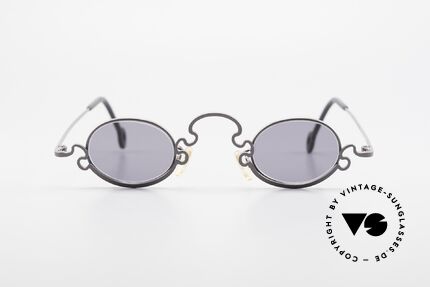 Theo Belgium Puzzle Spaghetti Sonnenbrille 90er, in 1989 gegründet als 'ANTI MAINSTREAM' Brillenmode, Passend für Damen