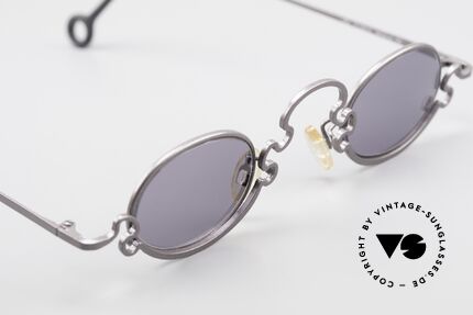 Theo Belgium Puzzle Spaghetti Sonnenbrille 90er, ungetragenes Theo-Einzelstück für die, die sich trauen!, Passend für Damen