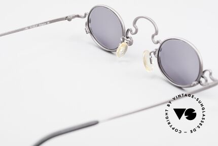 Theo Belgium Puzzle Spaghetti Sonnenbrille 90er, sozusagen: eine VINTAGE BRILLE mit Symbol-Charakter, Passend für Damen