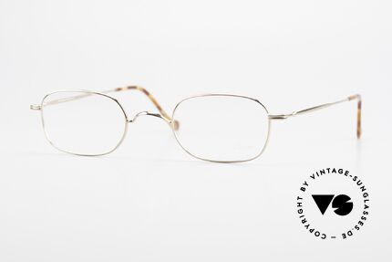 Lunor 322 Klassische Vintage Brille 90er, LUNOR = französisch für "Lunette d’Or" (Goldbrille), Passend für Herren und Damen