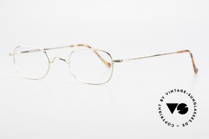 Lunor 322 Klassische Vintage Brille 90er, Brillendesign in Anlehnung an frühere Jahrhunderte, Passend für Herren und Damen