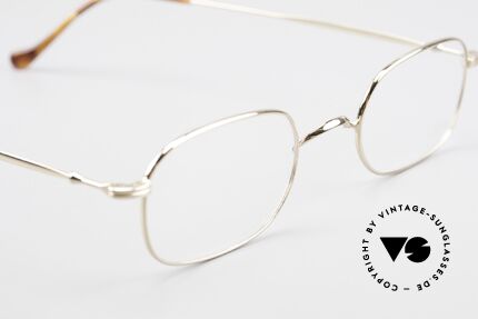 Lunor 322 Klassische Vintage Brille 90er, Lunor Brille kommt mit einem orig. Lunor Holz-Etui, Passend für Herren und Damen