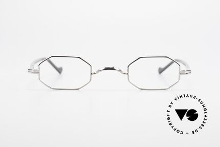 Lunor Octag II-A Achteckige Vintage Brille 90er, deutsches Traditionsunternehmen; made in Germany, Passend für Herren und Damen