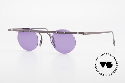 Theo Belgium Tita VII 5 Titanium 90er Sonnenbrille Details