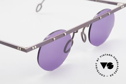 Theo Belgium Tita VII 5 Titanium 90er Sonnenbrille, ungetragenes Theo-Original und KEINE RETROBRILLE!, Passend für Herren und Damen