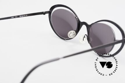 Theo Belgium LuLu Randlose Cateye Sonnenbrille, KEINE RETRObrille; ein ca. 20 Jahre altes ORIGINAL, Passend für Damen