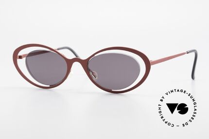 Theo Belgium LuLu Designer Cateye Sonnenbrille Details