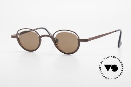 Theo Belgium Dozy Slim Crazy Designer Sonnenbrille, grandiose vintage Theo Belgium Sonnenbrille von '97, Passend für Herren und Damen