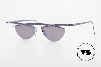 Theo Belgium Tita III 2 Crazy Vintage Sonnenbrille XL, Theo Belgium: die eigenwilligste Brillenmarke, weltweit, Passend für Herren und Damen