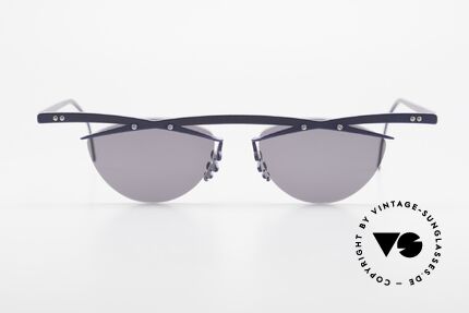 Theo Belgium Tita III 2 Crazy Vintage Sonnenbrille XL, in 1989 gegründet als 'ANTI MAINSTREAM' Brillenmode, Passend für Herren und Damen