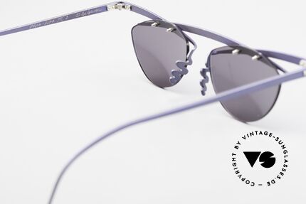 Theo Belgium Tita III 2 Crazy Vintage Sonnenbrille XL, graue Sonnengläser (100% UV) sind ggf. auswechselbar, Passend für Herren und Damen