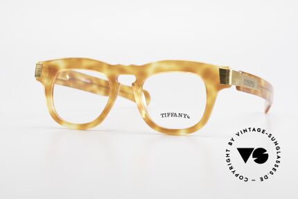 Tiffany T739 Markante Luxus Nerd Brille, enorm ausdrucksstarke vintage Brille von Tiffany, Passend für Herren