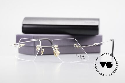 Paul Chiol 2001 Randlose Vintage Kunstbrille, Größe: medium, Passend für Herren und Damen