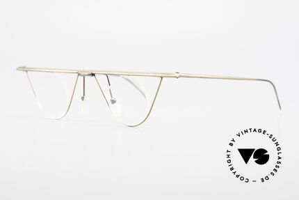 GMC 6600 Randlose Kunstbrille Bauhaus, filigran ausgeklügelte Formen; schlichtweg mondän, Passend für Herren und Damen