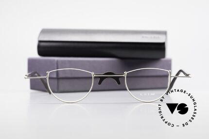 Wolfgang Katzer Fil 5 Echthorn Lesebrille Handmade, Größe: large, Passend für Herren