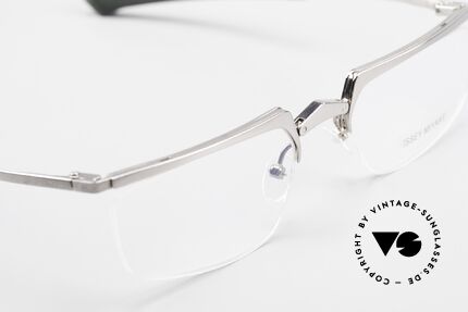Issey Miyake 01 Alain Mikli Faltbare Designerbrille 90er, DEMO-Gläser können beliebig ausgetauscht werden, Passend für Herren und Damen