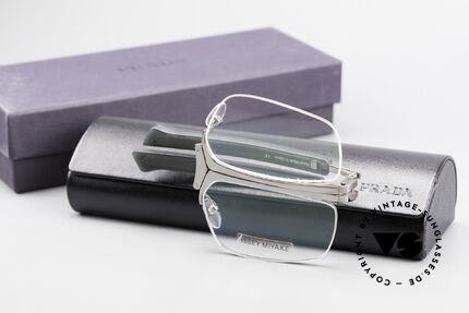 Issey Miyake 01 Alain Mikli Faltbare Designerbrille 90er, Größe: medium, Passend für Herren und Damen