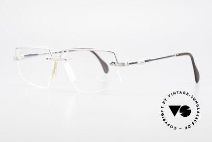 Cazal 742 Randlose Cazal Herren Brille, beste Verarbeitung aus Passau (Frame GERMANY), Passend für Herren