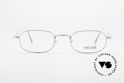 Matsuda 10108 90er Herrenbrille High End, unglaublich hochwertige Fassung mit Liebe zum Detail, Passend für Herren