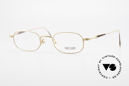 Matsuda 10108 Herrenbrille 90er High End, VINTAGE Matsuda Brille 10108 aus den frühen 1990ern, Passend für Herren